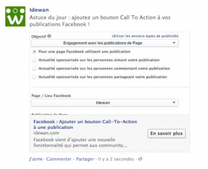 Call to Action Facebook